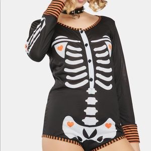 Skeletons O’ Fun Halloween Lounge Romper